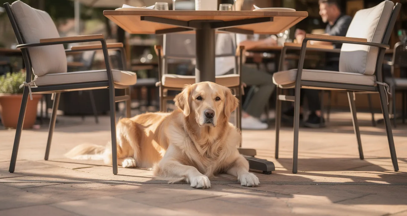 Stop dog counter surfing with calm dining manners