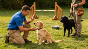 Cost of dog training during an outdoor group lesson