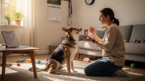 How long does it take to train a dog with rewards