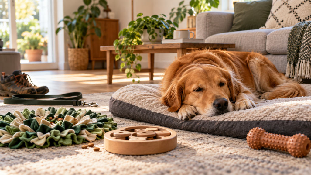 calm dog behavior