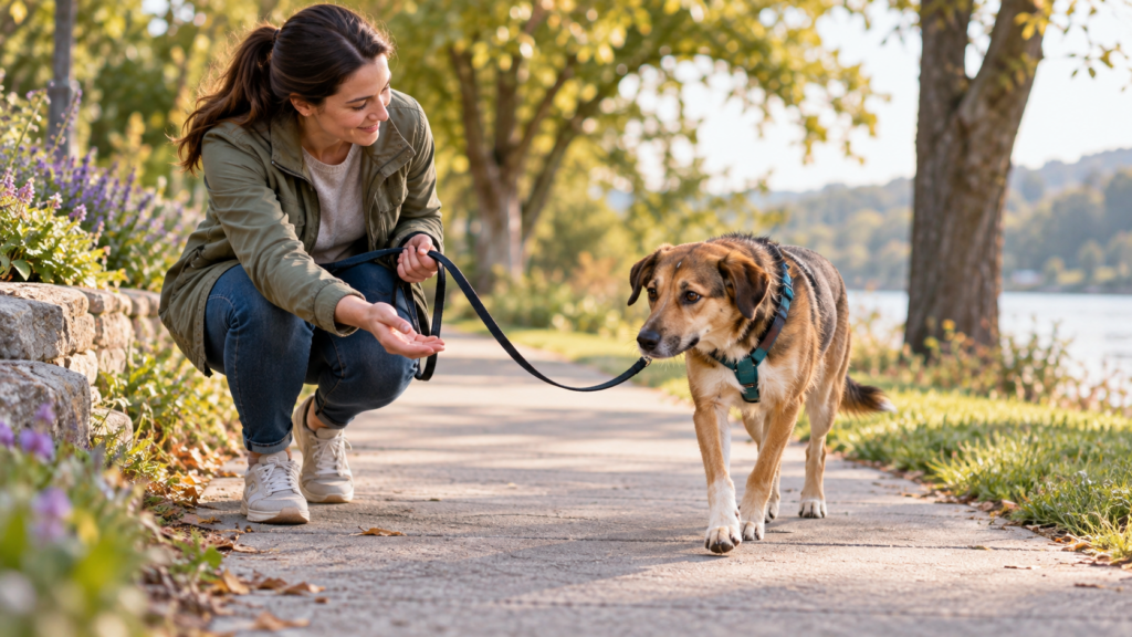 dog refuses to walk